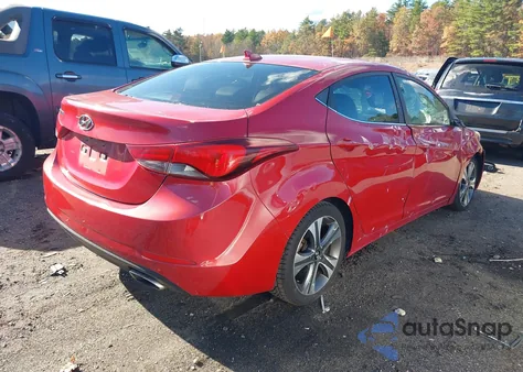 2014 Hyundai Elantra Se/Sport/Limited from USA, damaged, VIN KMHDH4AH8EU105208